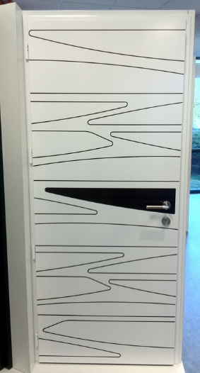 Pose de porte d’entrée granit Kline à toulouse